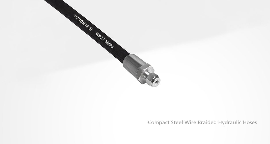 FITOK Compact Steel Wire Braided Hydraulic Hoses